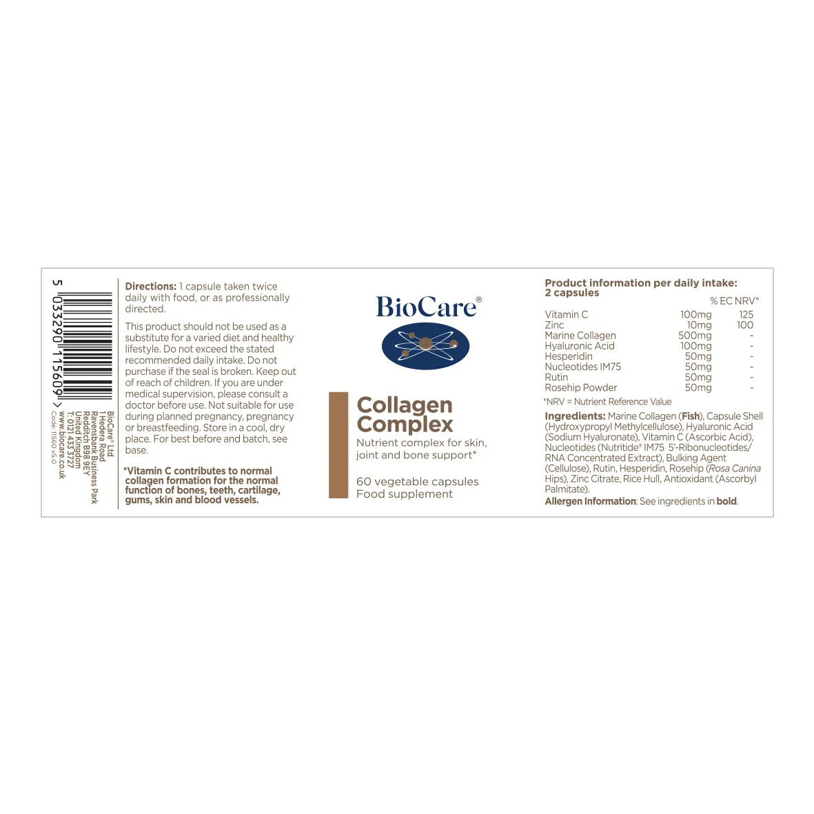 Biocare Collagen Complex Capsules
