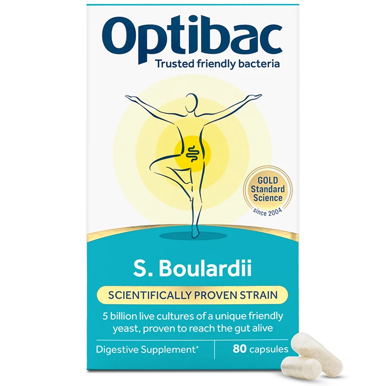 Optibac Saccharomyces Boulardii Capsules