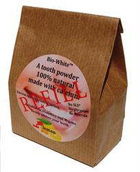Bio-White Tooth Powder Lemon Refill Bag 35g