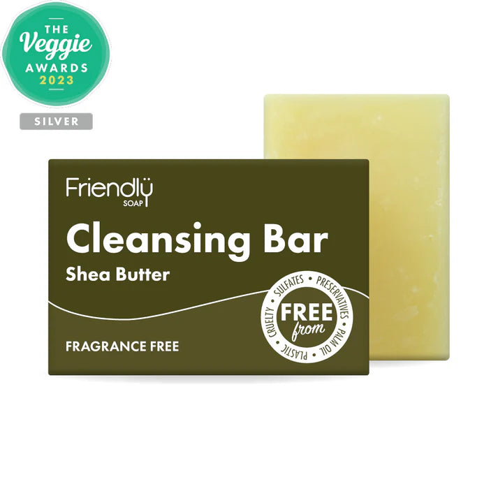 Friendly Soap Shea Butter Facial Cleansing Bar 95g
