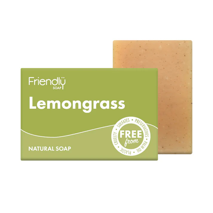 Friendly Soap Lemongrass & Hemp Soap 95g
