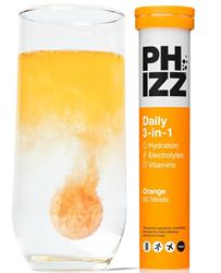 Phizz Orange20 3-in-1 Effervescents 20 tablet