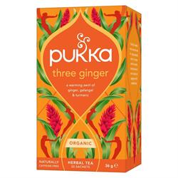 Pukka Three Ginger Tea (20 teabags)