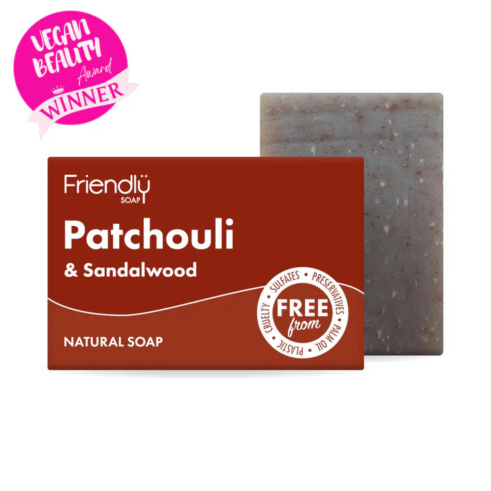 Friendly Soap Patchouli & Sandalwood 95g
