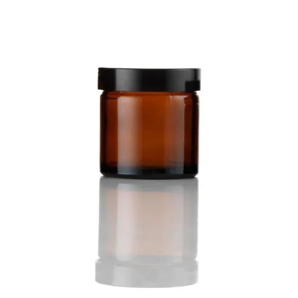 30ml Amber Glass Jar with lid (Single)
