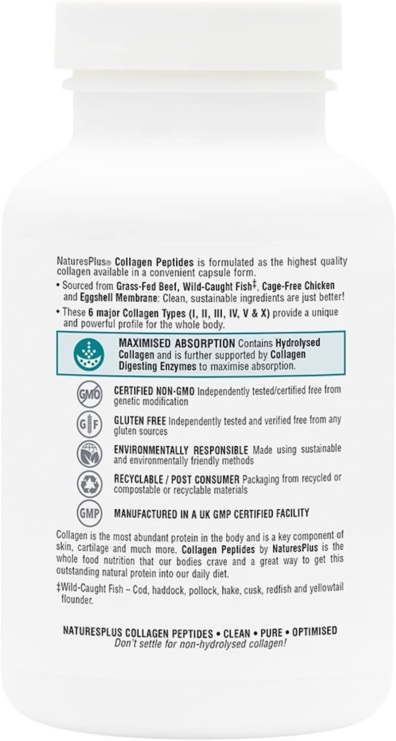 NaturesPlus Collagen Peptides 120 Capsules