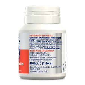 Dorwest Scullcap & Valerian 100 Tablets