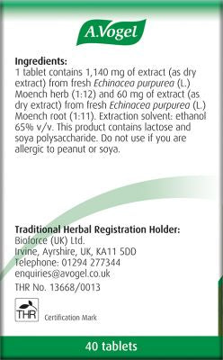 Echinaforce Forte 40 Tablets (Echinacea)