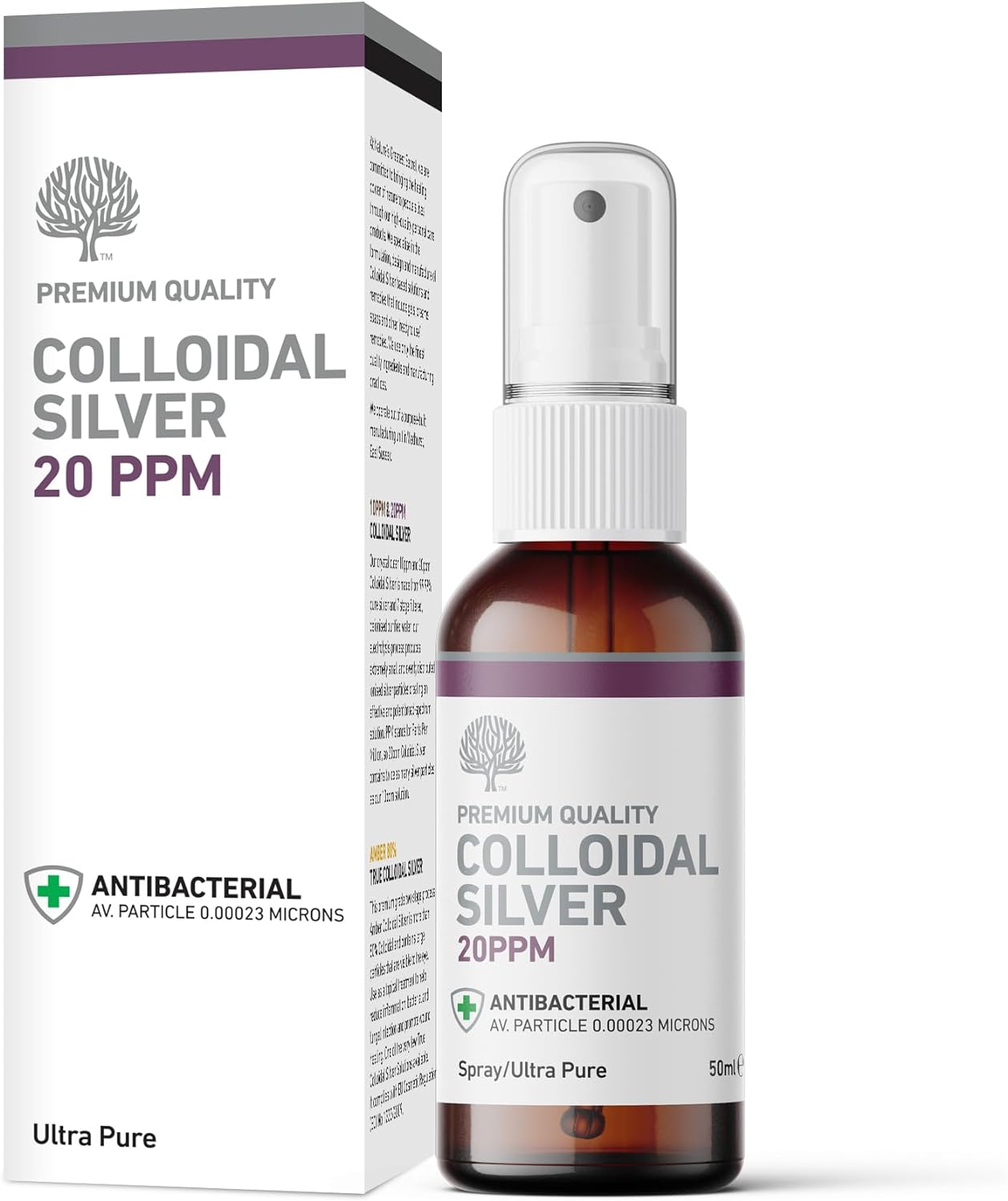 Natures Greatest Secret 20ppm Colloidal Silver Spray 20ml (travel size)