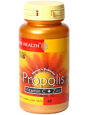 Bee Health Propolis Vit C & Zinc 60 Capsules