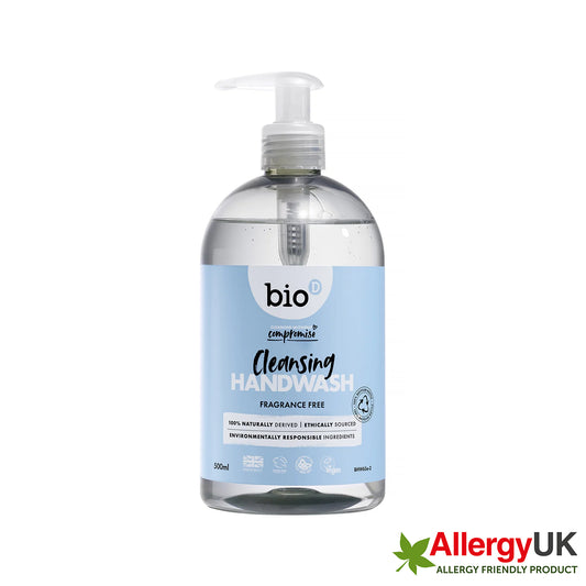 Bio-D Sanitising Hand Wash Fragrance Free 500ml