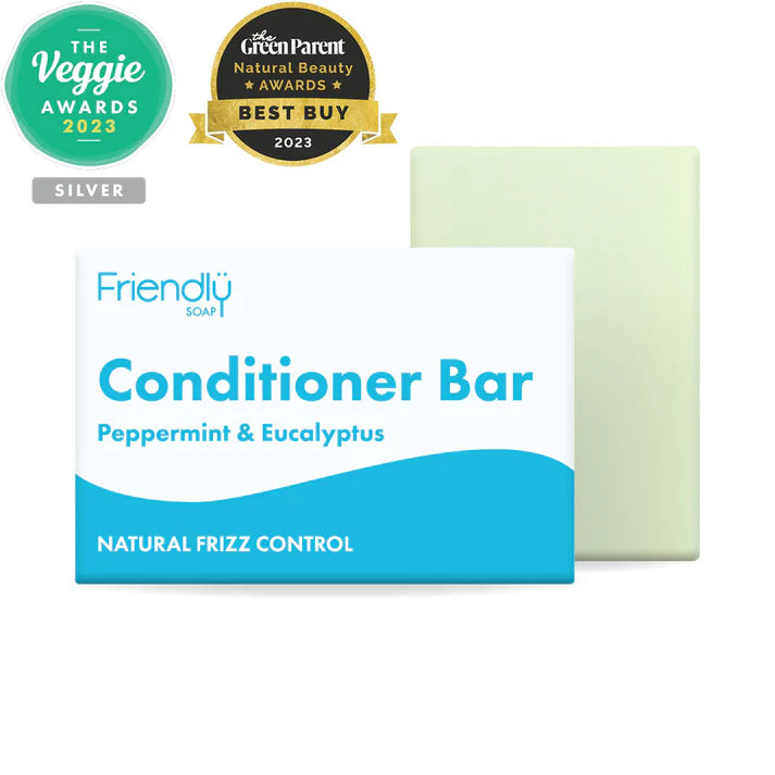 Friendly Soap Conditioner Bar - Peppermint &  Eucalyptus 90g