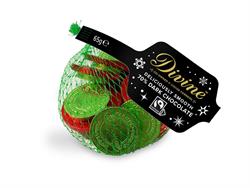 Divine Chocolate 70% Fairtrade Dark Choc  Coins 65g
