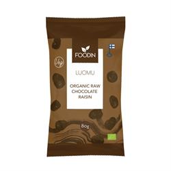 Foodin Foodin Raw choc raisin 80g