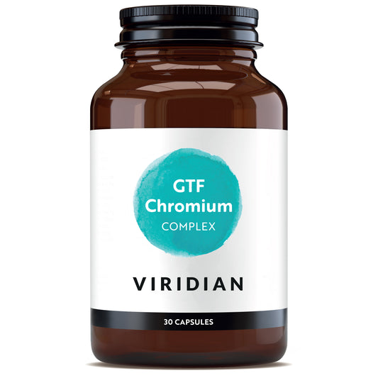 Viridian GTF Chromium Complex Capsules 30s