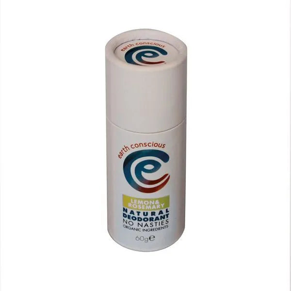Earth Conscious Lemon & Rosemary Natural Deodorant Stick 60g