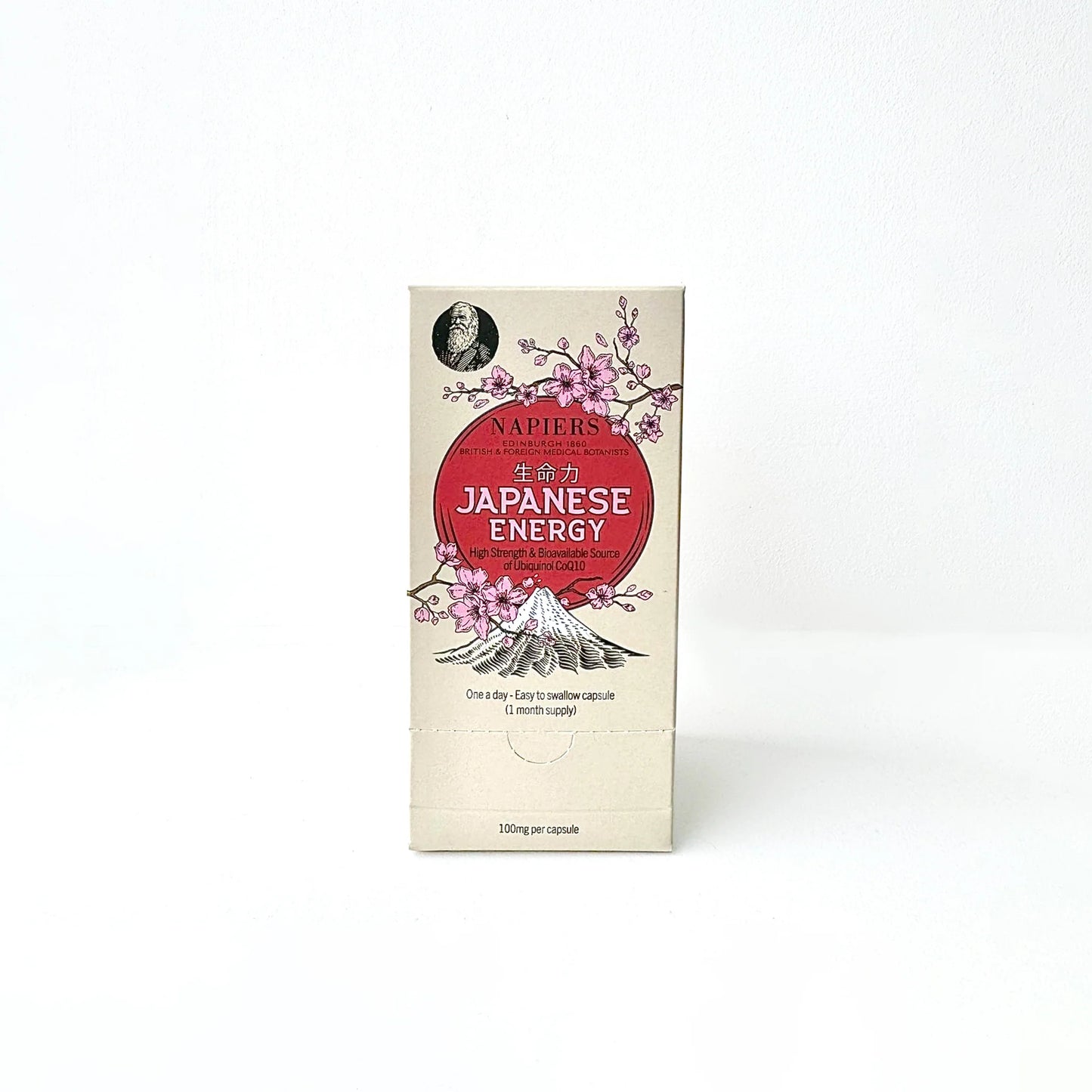 Napiers Japanese Energy - A High Strength And Bioavailable Source of CoQ10 30 capsules