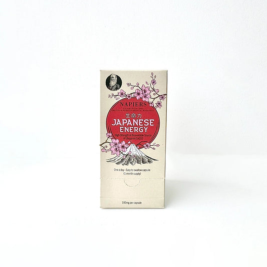 Napiers Japanese Energy - A High Strength And Bioavailable Source of CoQ10 30 capsules