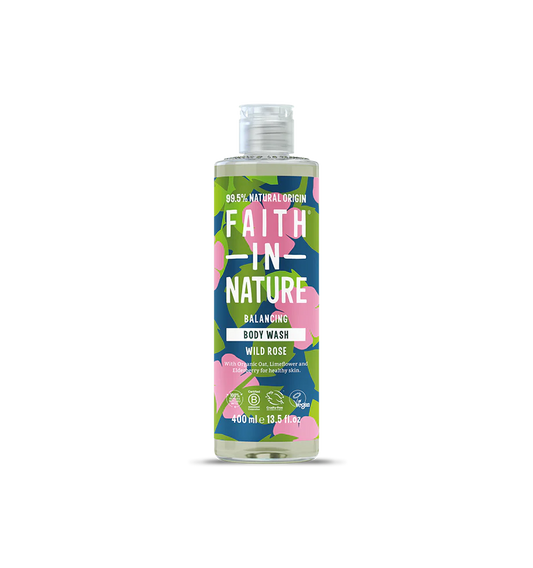 Faith In Nature Body Wash - Wild Rose 400ml