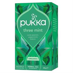 Pukka Three Mint Tea (20 teabags)