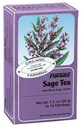 Salus Floradix Sage Organic Herbal Tea (15 filterbags)