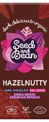 Seed & Bean Dark Chocolate 58% Cocoa with Hazelnut 85g