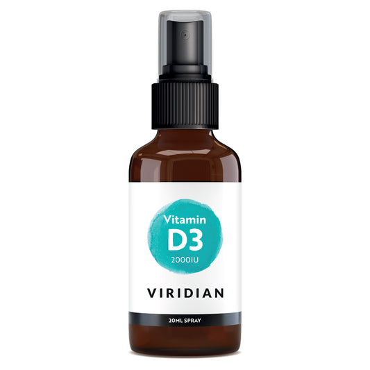 Viridian Liquid Vitamin D3 (Vegan) 2000iu 50ml
