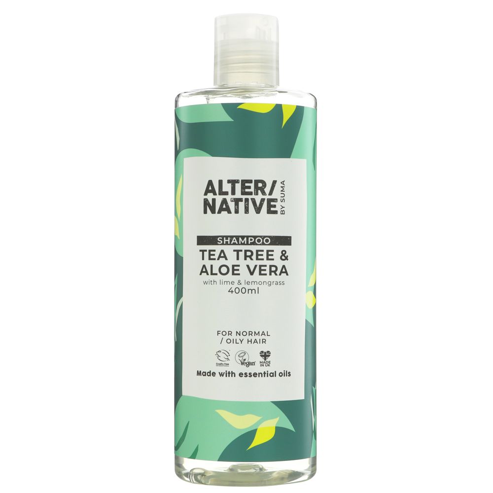 Alter/native By Suma Shampoo - Tea Tree & Aloe - 400ml