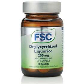 FSC Deglycyrrhized Liquorice 200mg 60 Tablets