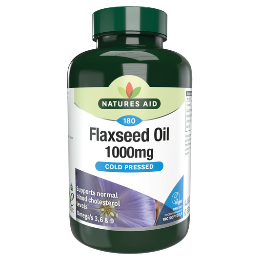 Natures Aid Flaxseed Oil Caps