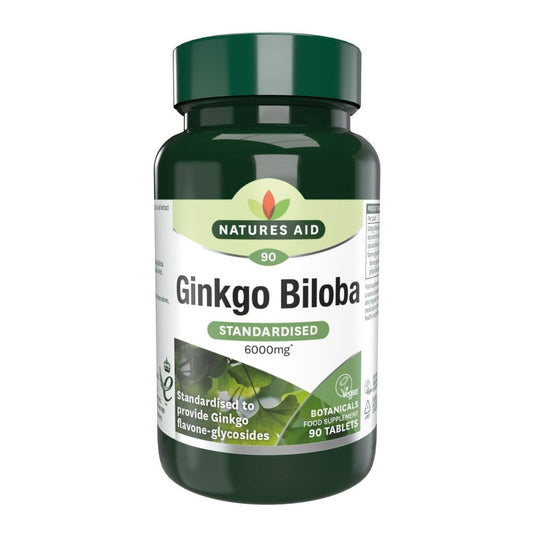 Natures Aid Ginkgo Biloba 120mg 90s