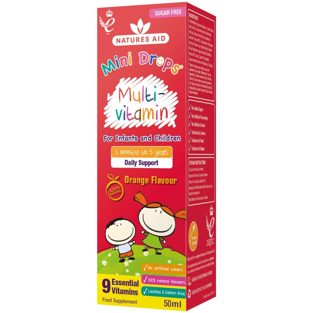 Natures Aid Mini Drops multi vitamin