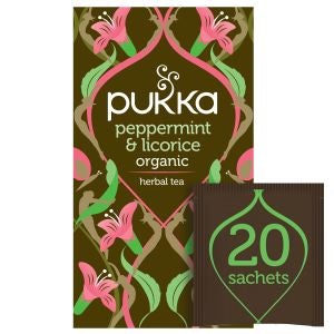 Pukka Peppermint & Licorice Tea 20 bags