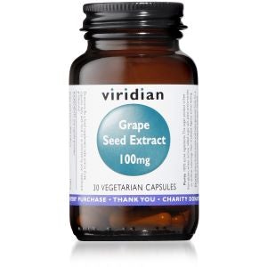 Viridian Grape Seed Extract 100mg 30 Capsules