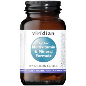 Viridian High Five Multivitamin & Mineral Formula Capsules